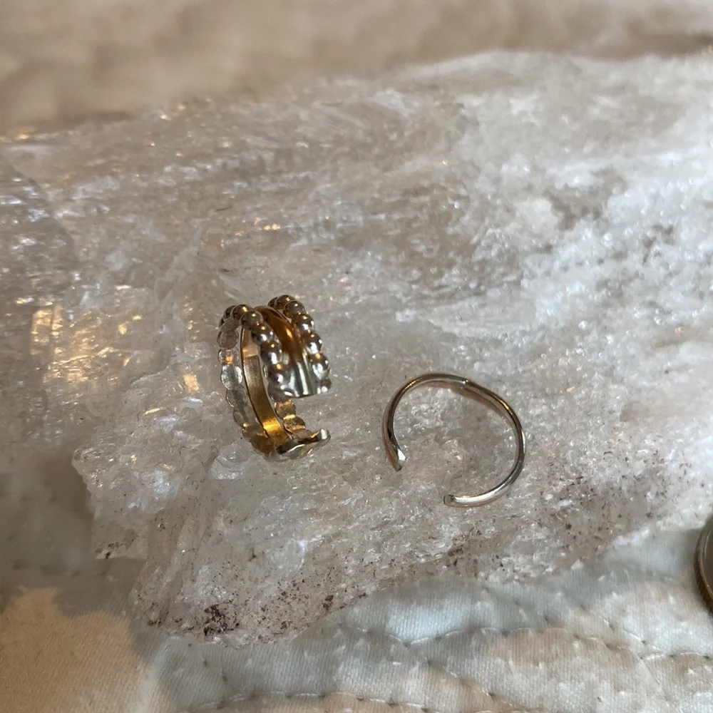 TWO silver and gold filled ear cuffs ๐๐ - Picture 5 of 8